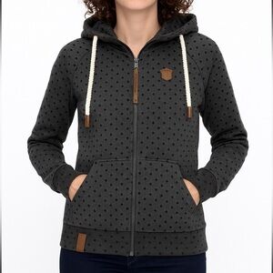 Womens naketano hoodie small star print